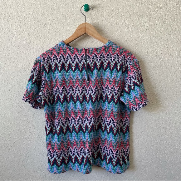 Missoni-Style Vintage Knit Short Sleeve - Picture 3 of 5